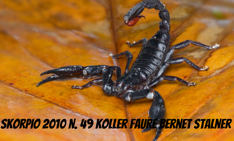 skorpio 2010 n. 49 koller faure bernet stalner