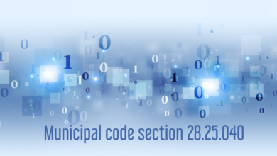 municipal code section 28.25.040