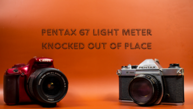 pentax 67 light meter knocked out of place